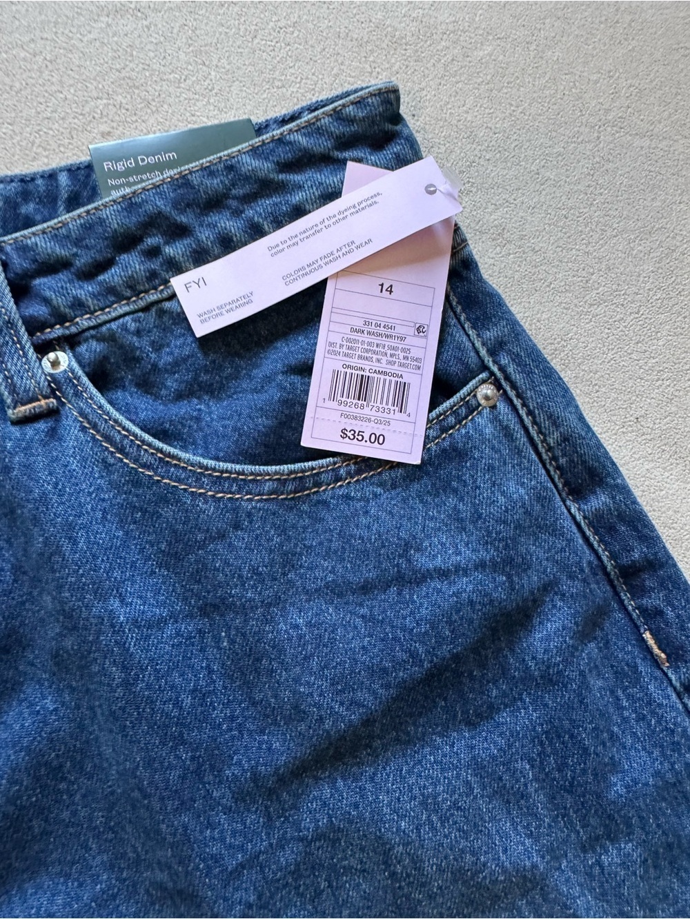 wild fable Blue mid -Rise - Picture 4 of 13